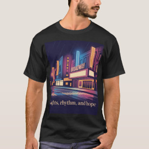 Rain on Broadway New York City T-Shirt
