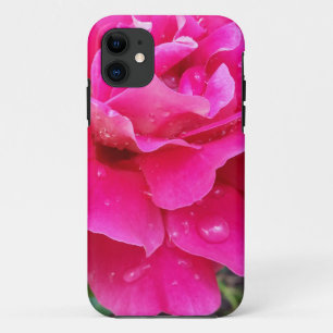 Rain on petals iPhone 11 case