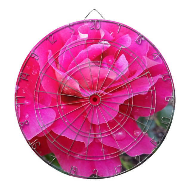 Rain on petals dartboard (Front)
