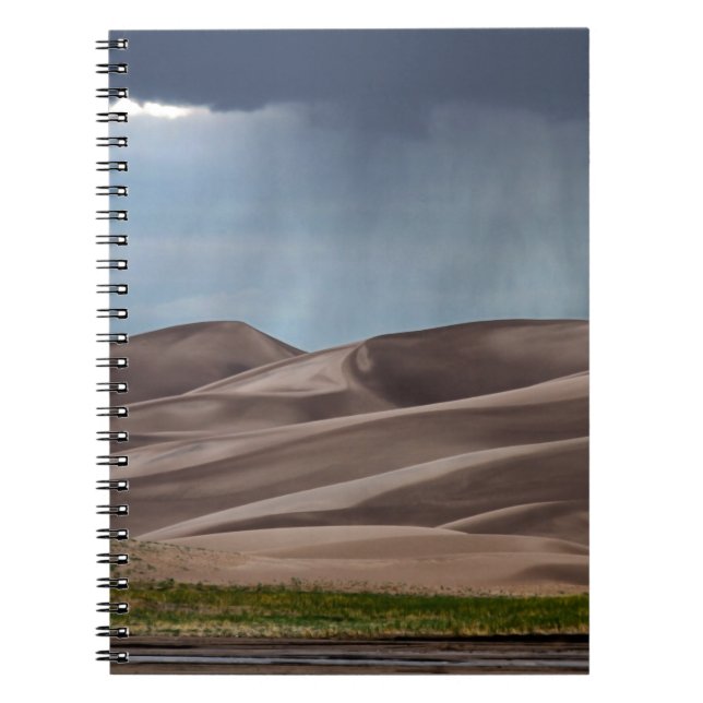 Rain on the Great Sand Dunes Notebook (Front)