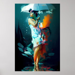 Rain Parade - Ken Gauge Art Poster