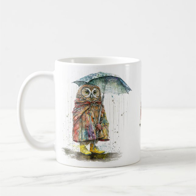 Rain Rain Go Away Coffee Mug (Left)