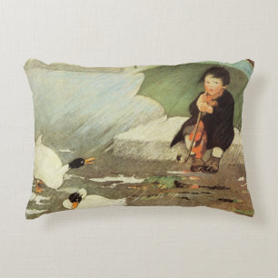 Rain, Rain Go Away Nursery Rhyme Decorative Cushion