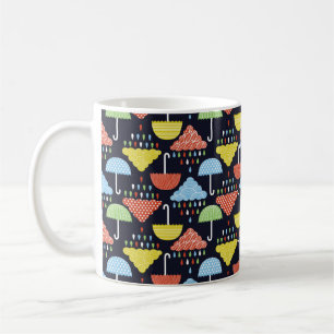 Rain seamless pattern coffee mug