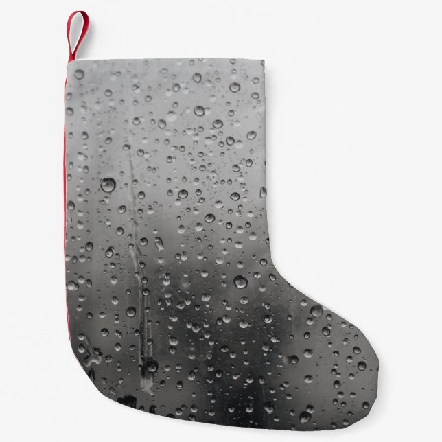 Rain Small Christmas Stocking (Front)