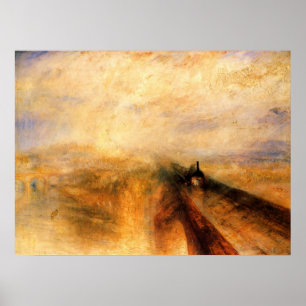 Rain, Steam and Speed – The Great Western Railwa Poster