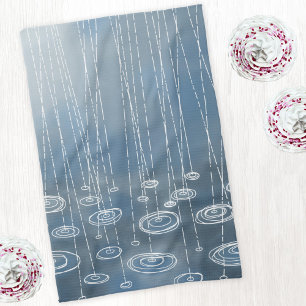 Rain Storm Tea Towel