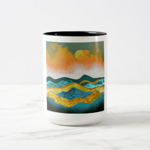 Rain Storm Two-Tone Coffee Mug