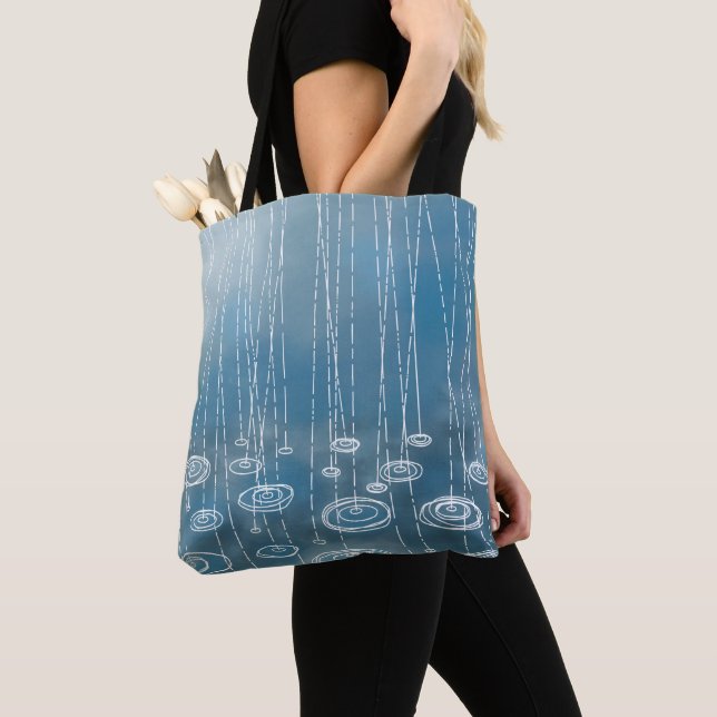Rain Tote Bag (Close Up)