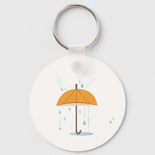 Rain Umbrella Key Ring (Front)