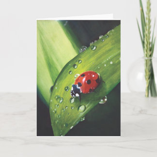 Rain Upon the Mown Grass Card