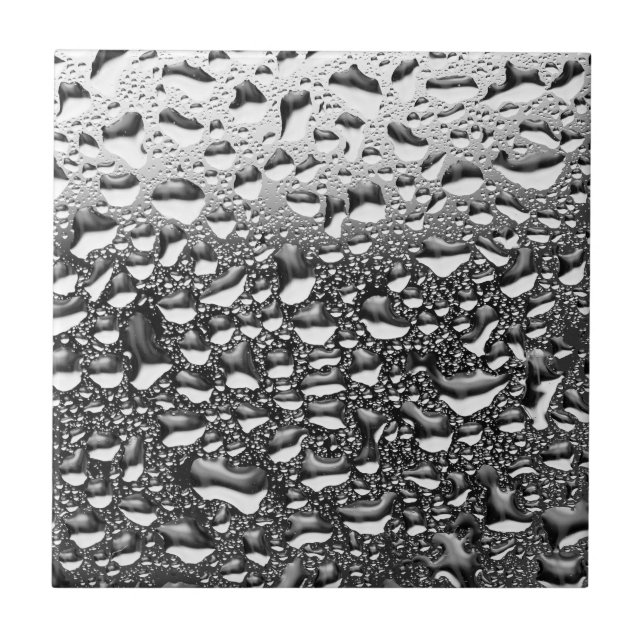 Rain Water Drops on Window Ceramic Tile (Front)