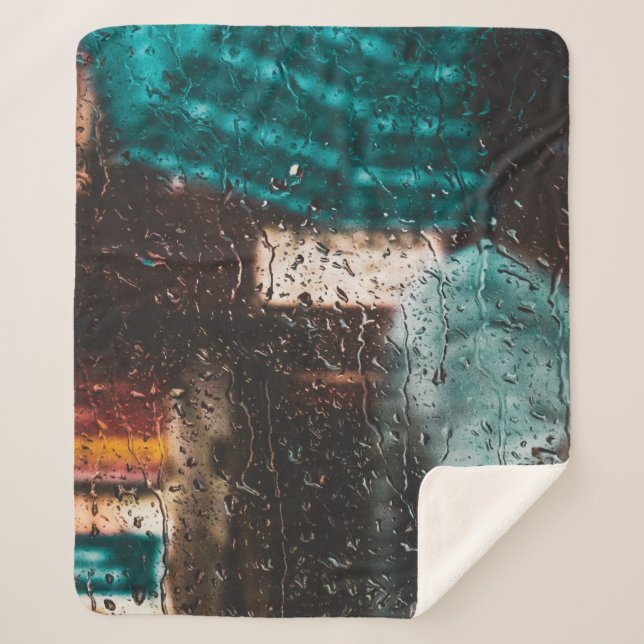 Rain wet sherpa blanket (Front)