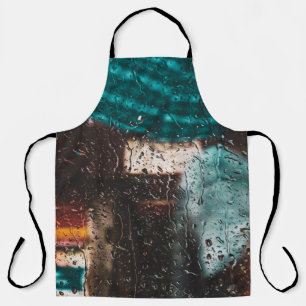 Rain wet water drip window nature apron