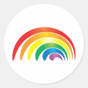 Rainbo Classic Round Sticker