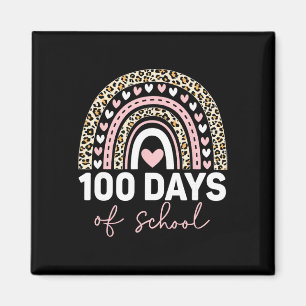 Rainbow 100 Days Of School Teacher Kids 100 Days S Magnet