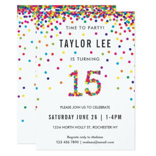 Invitation For 15 Years Old 8