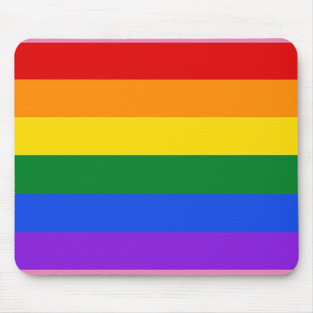 Rainbow #1 Mouse Pad (Front)