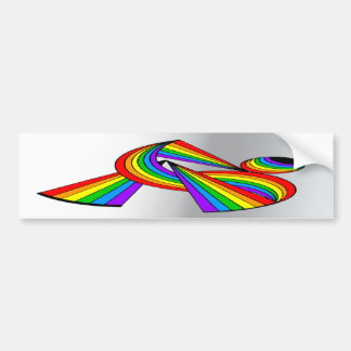 Rainbow # 2 Tattoo Bumper Sticker