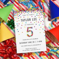 Rainbow 5 Year Old Birthday Party, 5th Birthday