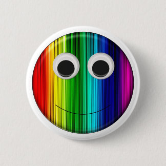 Rainbow 6 Cm Round Badge