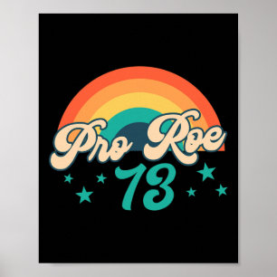 Rainbow 73 Pro Roe Feminist Reproductive Rights  Poster