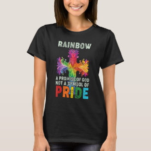 Rainbow A Promise Of God Not A Symbol Of Pride 1 T-Shirt