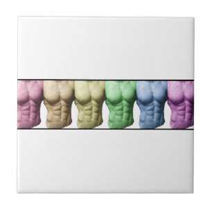 Rainbow Abs Tile