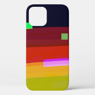 Rainbow Abstract Art iPhone 12 Case