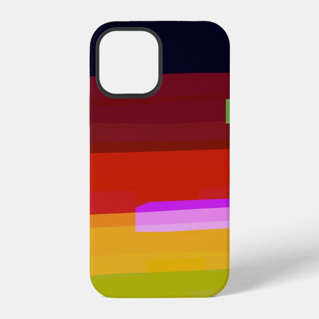 Rainbow Abstract Art iPhone Case (Back)