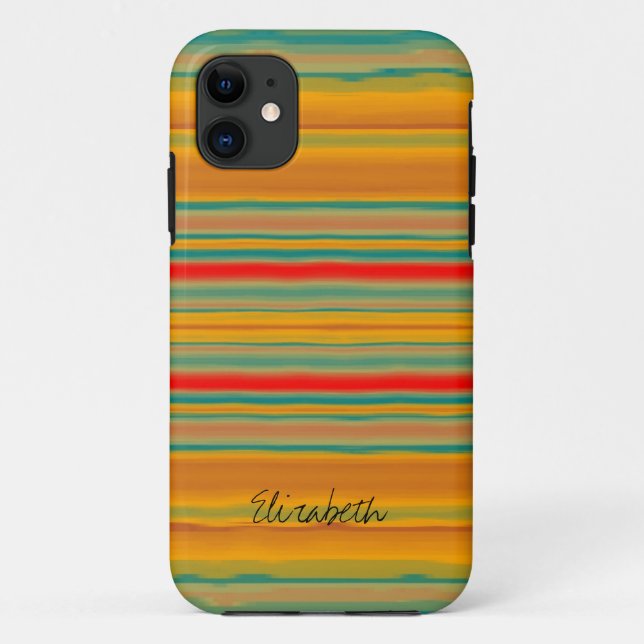 Rainbow Abstract Case-Mate iPhone Case (Back)