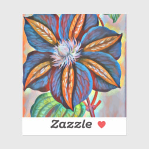 rainbow Abstract Colour Flower Original Digital Ar