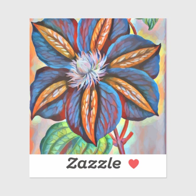 rainbow Abstract Colour Flower Original Digital Ar (Sheet)