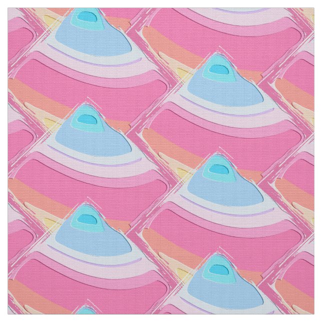 rainbow abstract fabric pattern (Swatch)