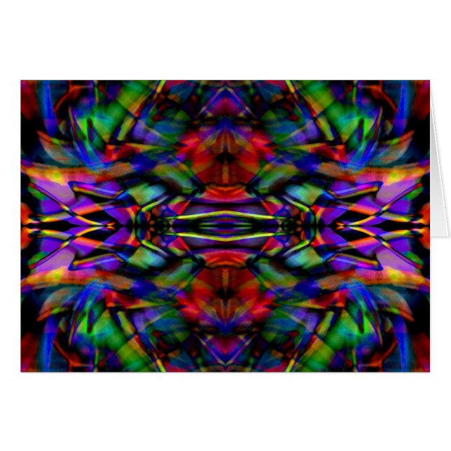 Rainbow Abstract Fractal Art (Front Horizontal)