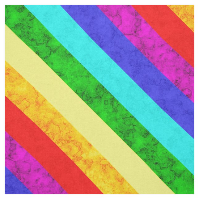 Rainbow abstract pattern fabric (Swatch)