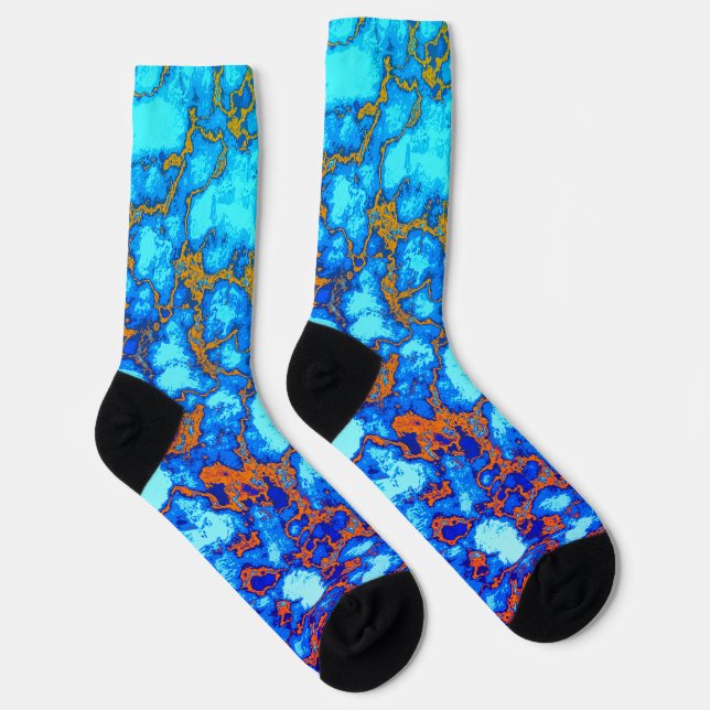 Rainbow Abstract Pattern Socks (Right)