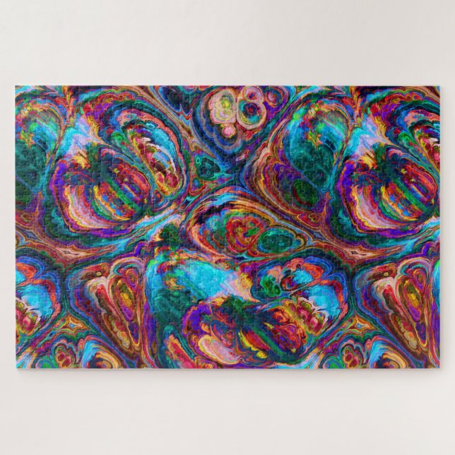 rainbow abstract puzzle (Horizontal)