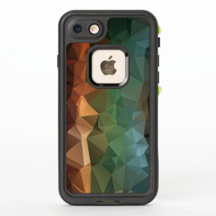 Rainbow Abstract Pyramid Art