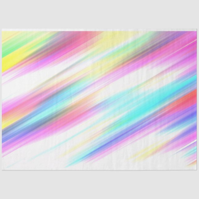 rainbow abstract tissue paper (Front)