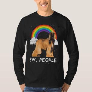 Rainbow Afghan Hound Ew People Unicorn Dog T-Shirt