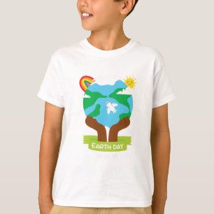 rainbow african Earth Day T-Shirt