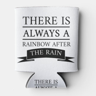 Rainbow after the rain (black) can cooler