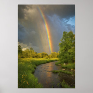 Rainbow After the Shower Poster