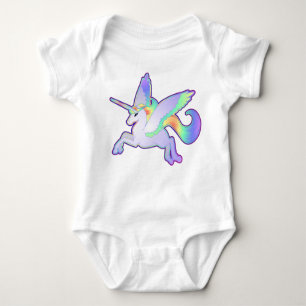 Rainbow Alicorn Baby Bodysuit