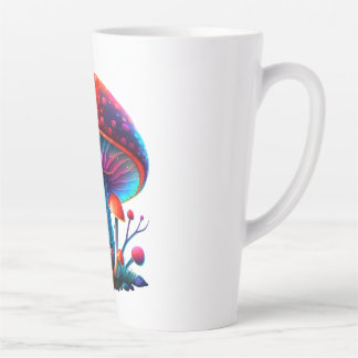 Rainbow Amanita Muscaria Latte Mug