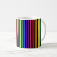 Rainbow and black stripes