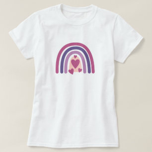 Rainbow And Hearts T-Shirt