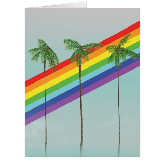 Rainbow and Palms (Front)