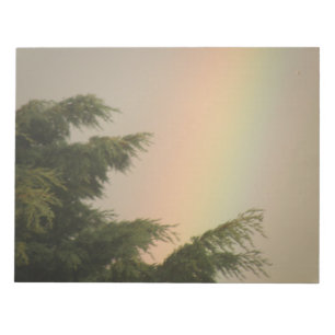 Rainbow and Trees Notepad
